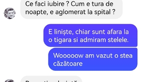 BANC | „Ce faci iubire, cum e tura de noapte?”