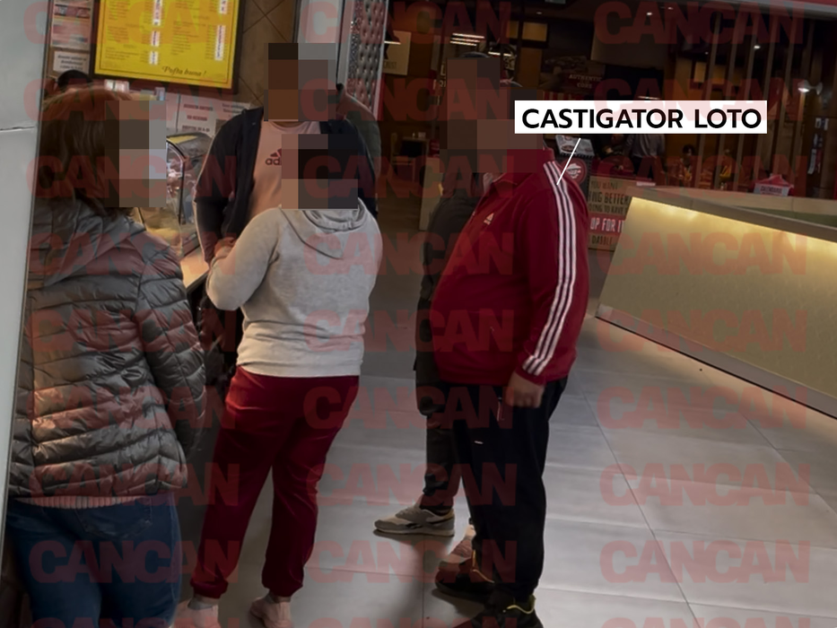 Câștigătorul de la lotul și amicii lui au descins la Mall Sun Plaza (Foto: CANCAN.RO)