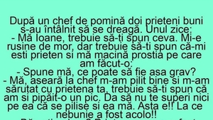 BANCUL ZILEI | După un chef de pomină, doi prieteni buni s-au întâlnit să se dreagă
