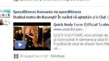 Sorin Marcus, suparat ca o sala de fitness se promoveaza cu ajutorul aparatului Quick BodyForm: Vor sa-si faca publicitate pe munca mea