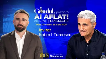 „Ai Aflat! cu Ionuț Cristache” începe marți, 24 martie, de la ora 15.00, live pe Gândul. Invitat: Robert Turcescu