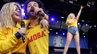 Loredana Groza a întreținut atmosfera înainte de meciul României cu Olanda. Fanii sunt alături de tricolori. VIDEO