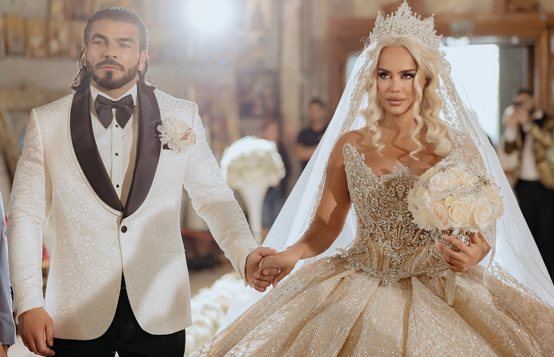 Anda Adam și Yosif Mohaci și-au unit destinele în fața lui Dumnezeu/ Sursa foto: Instagram