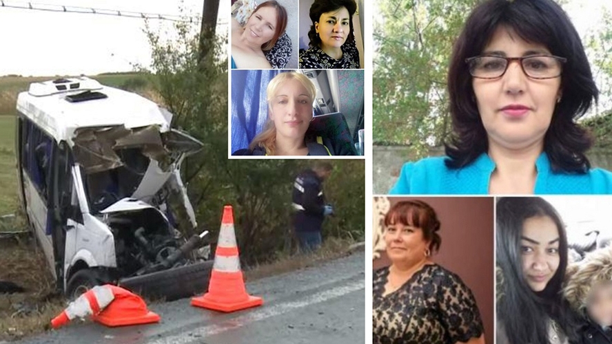 Lista victimelor accidentului cu 10 morţi din Ialomiţa. Impactul dintre tir și microbuz a fost nimicitor