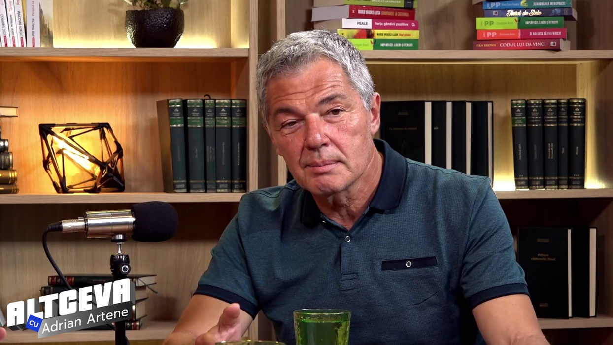 Podcastul poate fi urmărit integral pe canalul de YouTube ”ALTCEVA cu Adrian Artene” / (Sursa: Captură video)