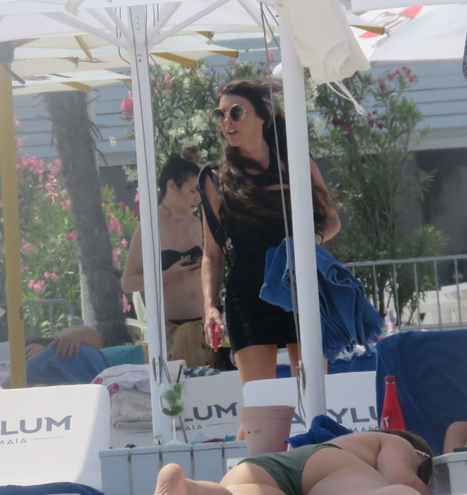 Roxana Butnaru, pe plaja din Mamaia