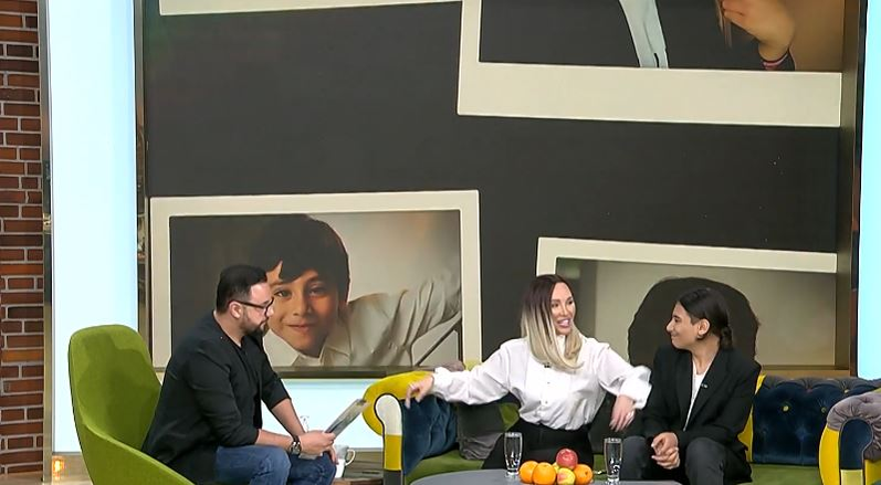 Raluca Podea a mers cu fiul ei, David, în emisiunea lui Cătălin Măruță