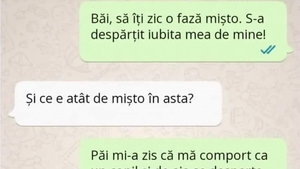 BANC | Motiv de despărțire: "Mi-a zis că mă comport ca un copil"