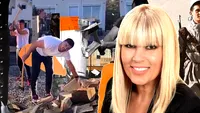 Elena Udrea îl “antrenează” ca în “Legiunea străină” pe fostul manechin. Nici lemnele nu îi „rezistă” lui Adrian Alexandrov