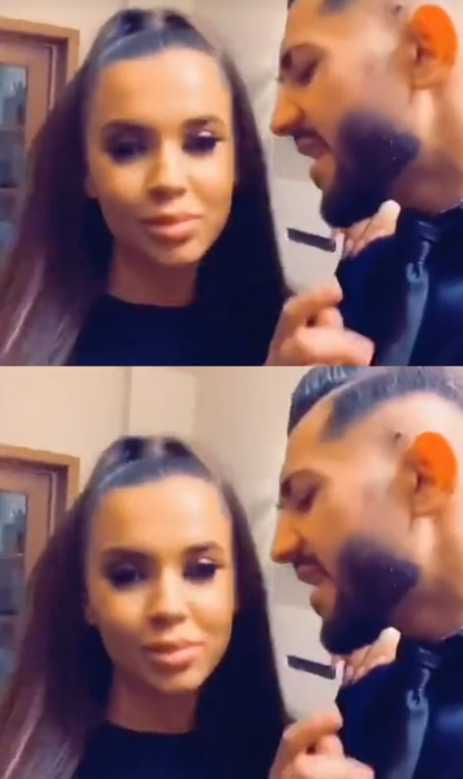Andra se poza și cu Nikolas Sax. (SURSA: TIK TOK.COM)