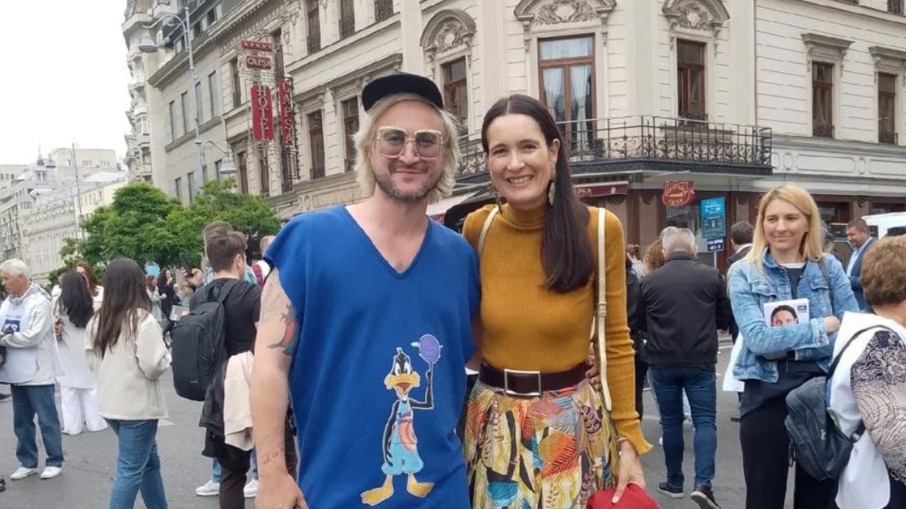 Alex Dobrescu și-a ales opțiunea politică! S-a fotografiat cu primărița Clotilde Armand