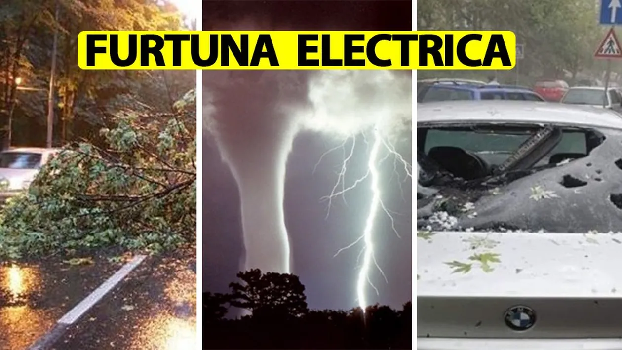 Vine furtuna electrică și grindina în România! ANM, avertizare de vreme severă imediată emisă în urmă cu câteva minute