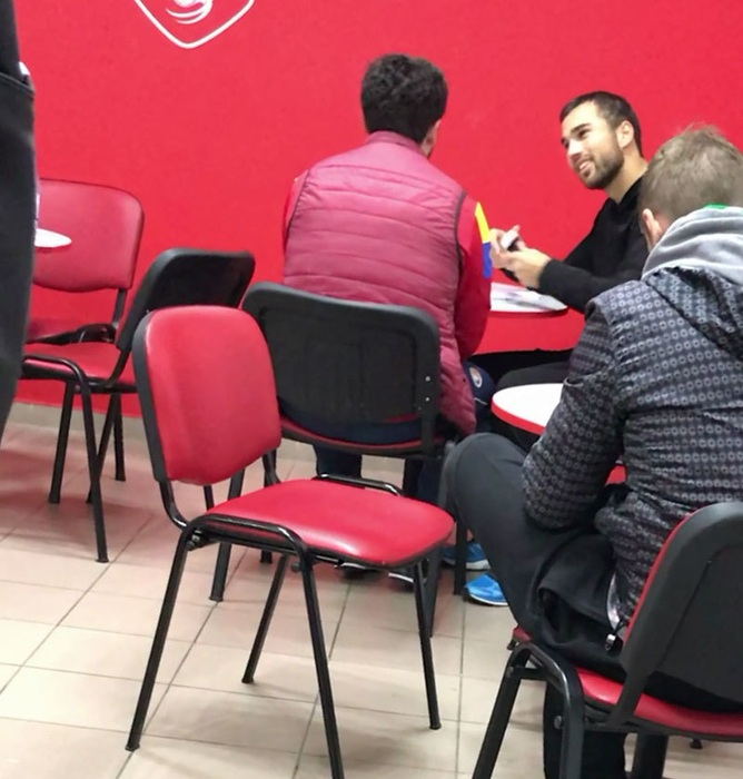 Alex Iordănescu a fost, tot timpul, cu zâmbetul pe buze