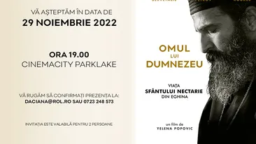 MAN of GOD / OMUL lui DUMNEZEU, filmul dedicat vieții Sfântului Nectarie din Eghina, va rula în cinematografele din România