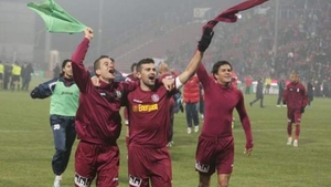 CFR Cluj a castigat titlul de campioana a Romaniei la fotbal pentru a treia oara in istorie