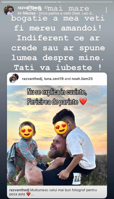 În plin scandal cu Ema Oprișan, Răzvan Kovacs s-a dus la fostul domiciliu și și-a luat copiii: „Pentru că deja și-o ia în cap scumpa mea soție…”