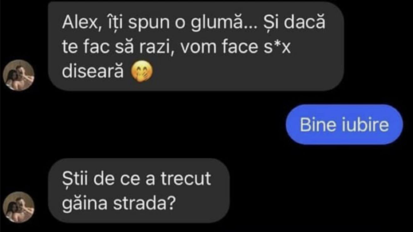 Bancul începutului de săptămână | "Alex, îţi spun o glumă"