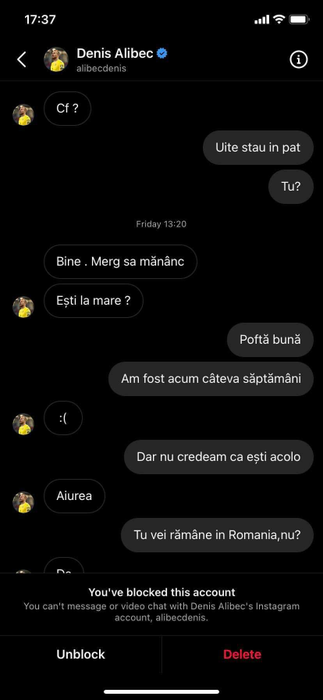 Cererea lui Alibec nu a fost deloc pe placul interlocutoarei sale