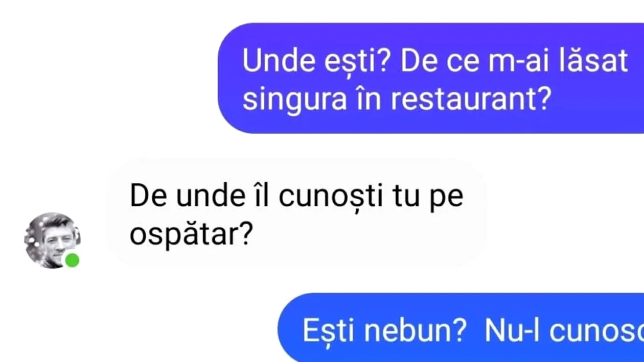 Bancul începutului de săptămână | ”De ce m-ai lăsat în restaurant?”