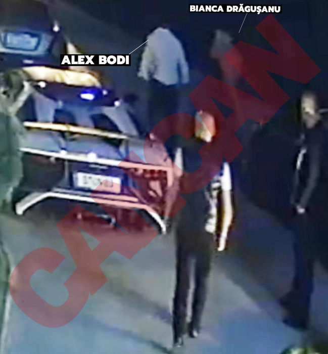 Bianca și Alex se îndreaptă către parcarea localului