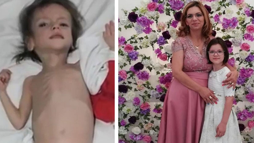 Ce frumoasă este Flori, fetița care a fost hrănită doar cu pufuleți și ceai! Recent, părinții adoptivi i-au arătatpozele când era într-o stare critică: “A început să plângă...”