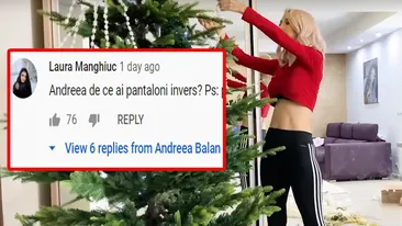 Andreea Bălan, gafă ireală! Și-a luat pantalonii invers. Cum a reacționat live, după ce o fană i-a atras atenția vedetei de la Antena 1