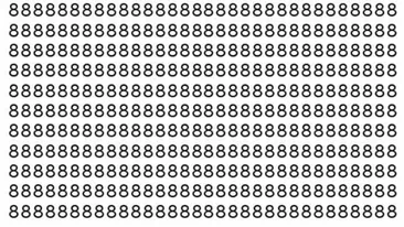 Iluzie optică virală | Ești un geniu dacă găsești cifra 6 în maximum 12 secunde