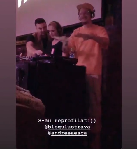 Andreea Esca s-a rupt în figuri pe melodii hip-hop & Rap românesc! Vedeta Pro TV s-a așezat la platane într-un club din București