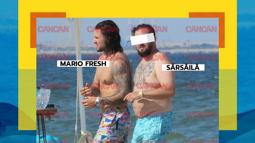Ginerele Andreei Esca e pe mâini bune! Mario Fresh, la mare ca băieții cu Sărsăilă jr., cel cu nevasta la treabă 