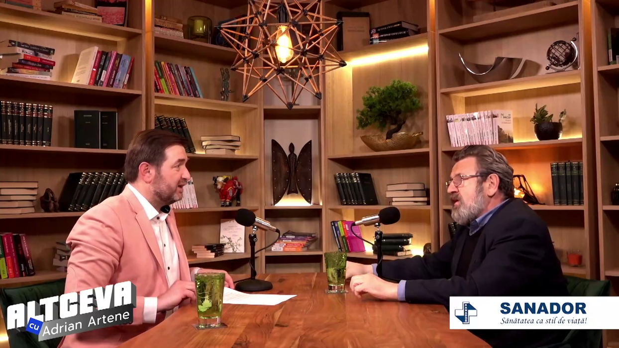 Podcastul poate fi urmărit integral pe canalul de YouTube ”ALTCEVA cu Adrian Artene” / (Sursa: Captură video)