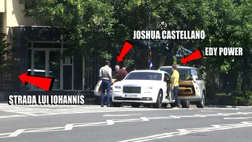 Imagini desprinse din filmele cu gangsteri în cel mai bogat şi mai bine păzit cartier din România. Edi Chioru al lui Ticuţă & Joshua Castellano au blocat strada lui Iohannis cu maşinile de jumătate de milion de EURO! 