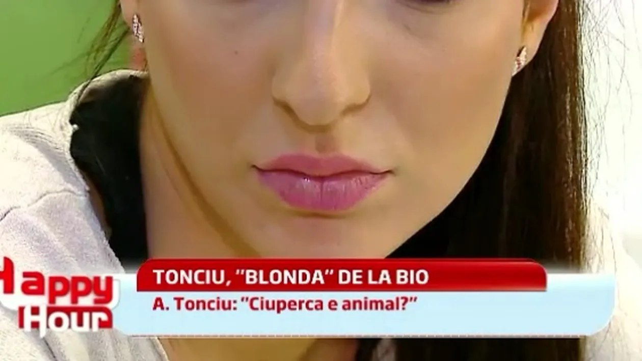 Andreea Tonciu, praf la biologie! A confundat coastele cu coapsele! Vezi aici ce perle a mai dat!