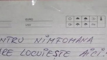 Românca avea o viaţă amoroasă extrem de zgomotoasă, se auzea prin toţi pereţii. Disperaţi, vecinii i-au lipit un mesaj incredibil pe uşă!
