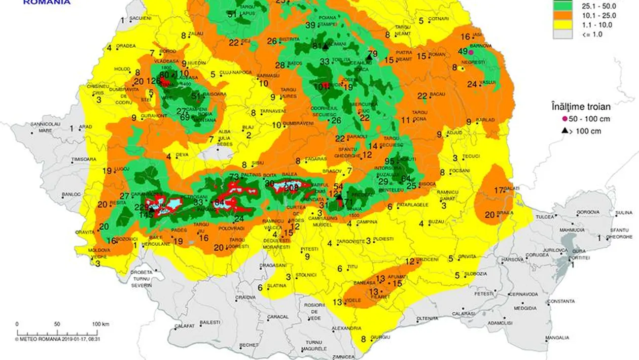 Vremea o ia razna în România! ANM anunță temperaturi ciudate în perioada 17 ianuarie - 11 februarie