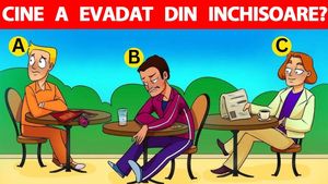 Test de logică exclusiv pentru genii | Care dintre acești 3 bărbați tocmai a evadat din închisoare?