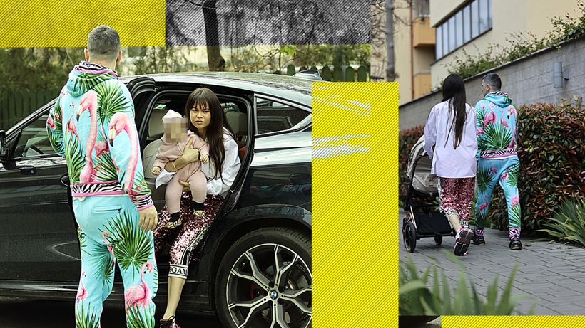 Flick, pe numele real Sebastian Filcea, și soția lui au apărut pe stradă cu vestimentații doar de ei înțelese. Cine vă îmbracă, fraților?