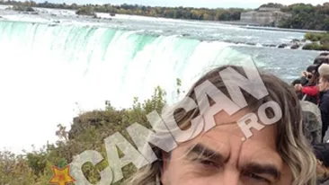 Coco de la Compact si-a serbat ziua la Niagara! A stat pe marginea cascadei cu baietii din trupa si a ramas fara respiratie!