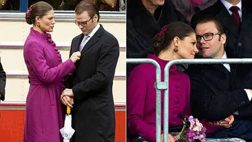Momente de tandrete la curtea regala a Suediei. Printesa Victoria si printul Daniel se poarta ca doi porumbei in public