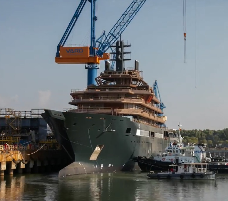 Cel mai exclusivist super-iaht  din lume a fost construit în România!