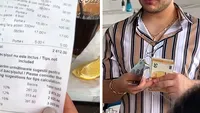 Notă de plată de 2.612 ron la restaurantul Taverna Racilor al lui Pescobar. Doar pâinea a costat 105 lei!