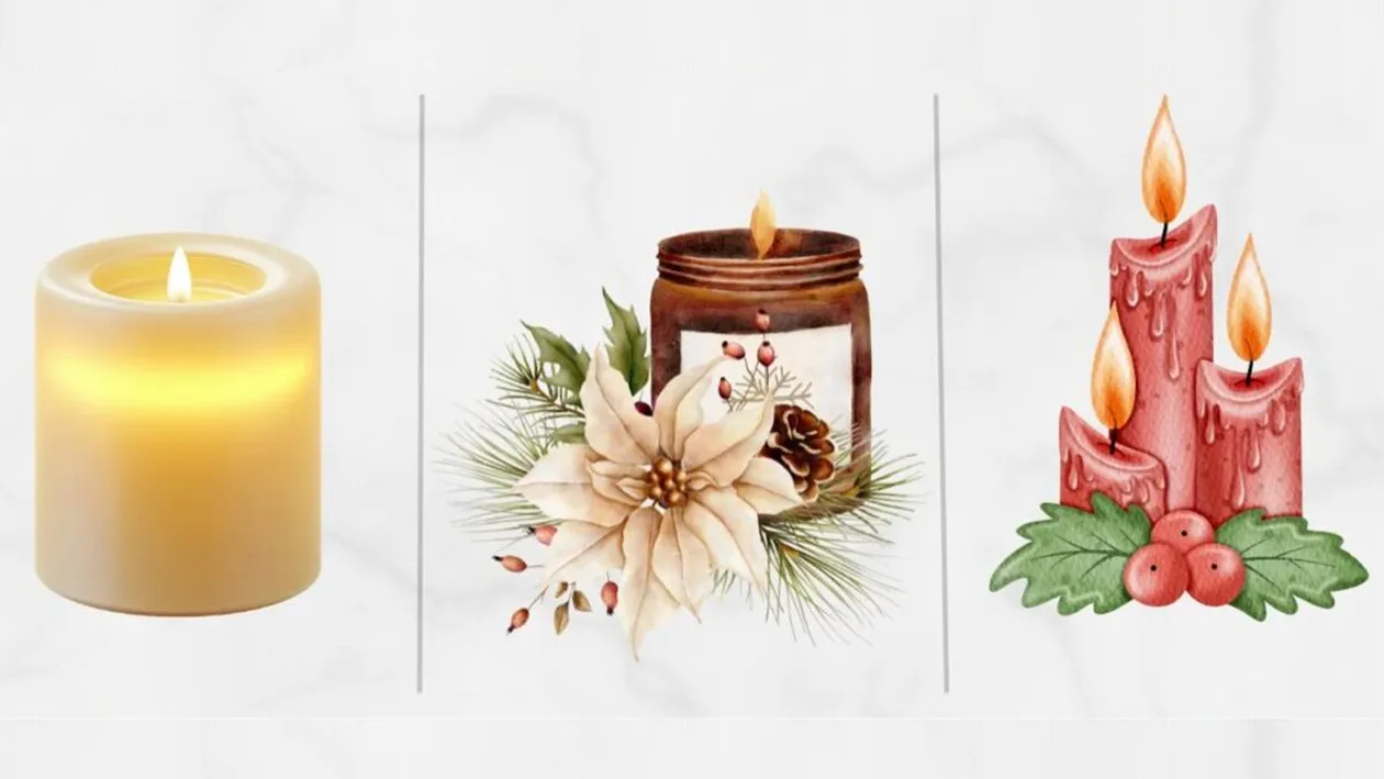 Cel mai tare test psihologic | Alege una dintre aceste 3 lumânări și vei afla ce fel de om ești, de fapt