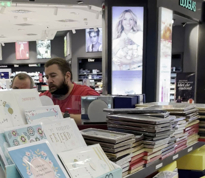 Ce a făcut Radu Valahu la mall, înainte de competiție