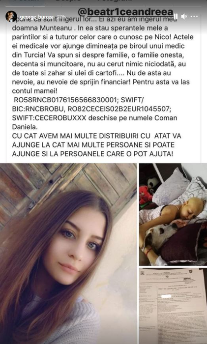 George Burcea imploră pentru salvarea unei prietene de 16 ani: “Nico a fost diagnosticată cu tumoră cerebrală”