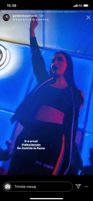 Ce a făcut Alexia Eram în club, cu puţin timp înainte ca Mario Fresh să fie bătut în faţa sa. VIDEO