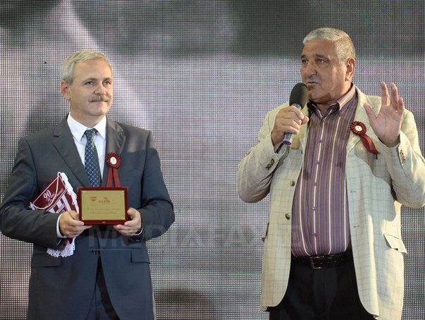 Liviu Dragnea, alături de o legendă a Rapidului, Rică Răducanu