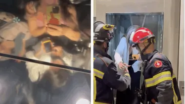 COȘMAR pentru o vedetă din România! A rămas blocată în lift, la o temperatură de 39 de grade, și...