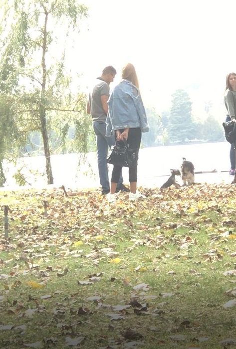 „Părinţii” lui Cico l-au lăsat să se joace şi cu alţi căţei care erau în parc