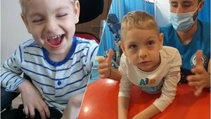 Fiul unui pompier din Caracal are nevoie de ajutor! Andrei are cinci ani și este grav bolnav
