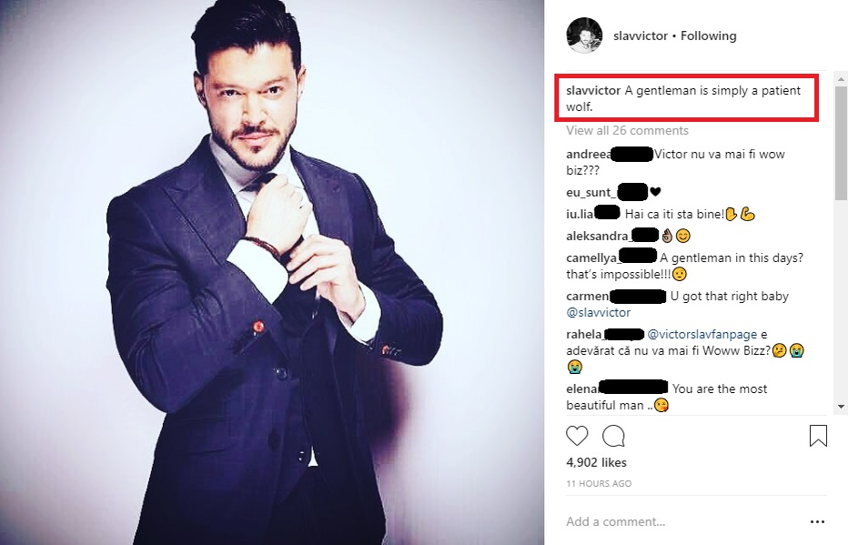 Mesajul tranșant al lui Victor Slav înainte ca Andreea Mantea să vorbească pe Facebook despre emisiunea pe care o va prezenta la Kanal D