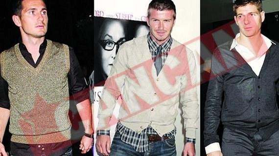 Beckham, Gerrard si Lampard, arestati de 1 aprilie